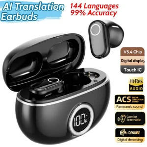 BT5.4 Real-Time Translator Earbuds