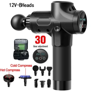 Professional Massage Gun with Hot & Cold Head