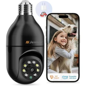 Jennov Light Bulb Security Camera